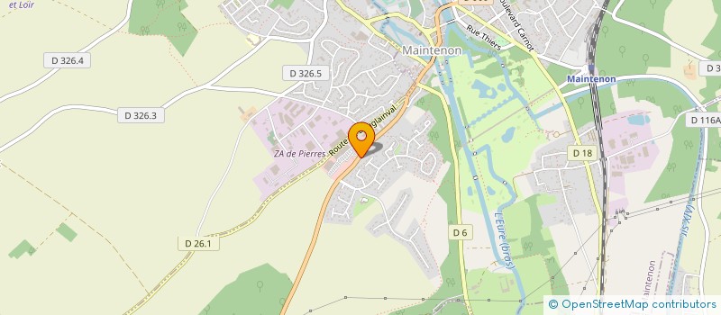 localisation de l'entreprise DEAL DOCTEUR S.A.S à MAINTENON