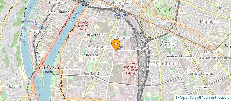 localisation de l'entreprise DEAL INTERNATIONAL SA à LYON