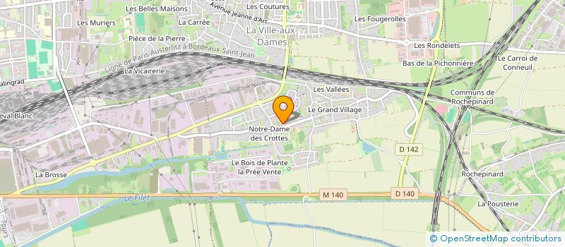 localisation de l'entreprise DEAL INVEST  LA VILLE-AUX-DAMES