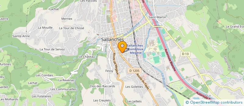 localisation de l'entreprise DEAL'M  SALLANCHES