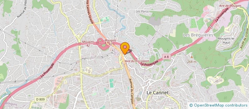 localisation de l'entreprise DEAL MARINE à MOUGINS
