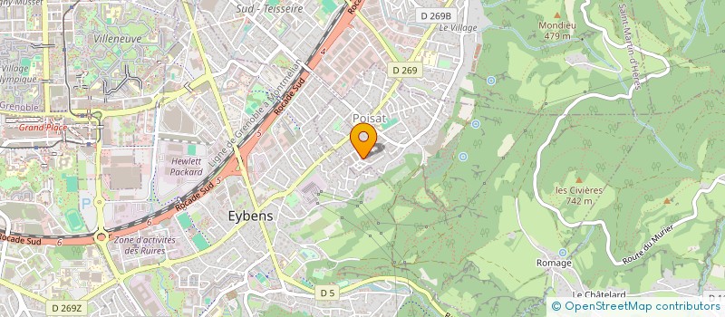 localisation de l'entreprise DEALA  POISAT