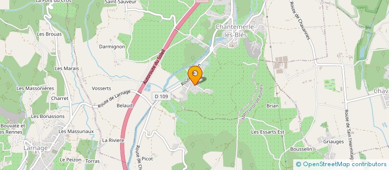 localisation de l'entreprise DEALSTREET MOUKOKO GILLY  CHANTEMERLE-LES-BLES