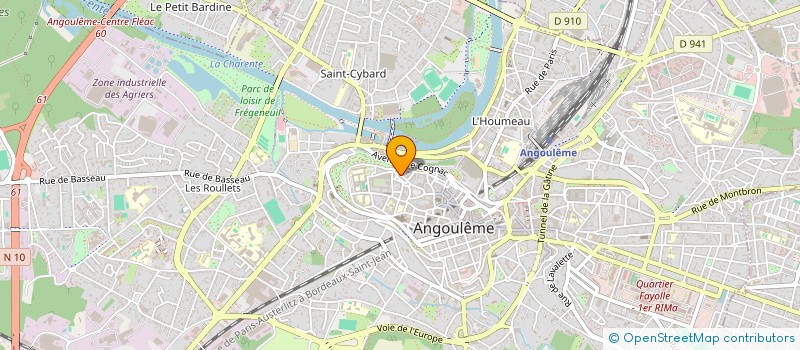 localisation de l'entreprise DEAMBULATIONS MYSTIQUES à ANGOULEME