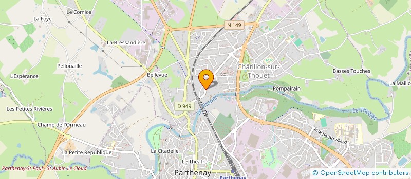 localisation de l'entreprise DEAN  CHATILLON-SUR-THOUET