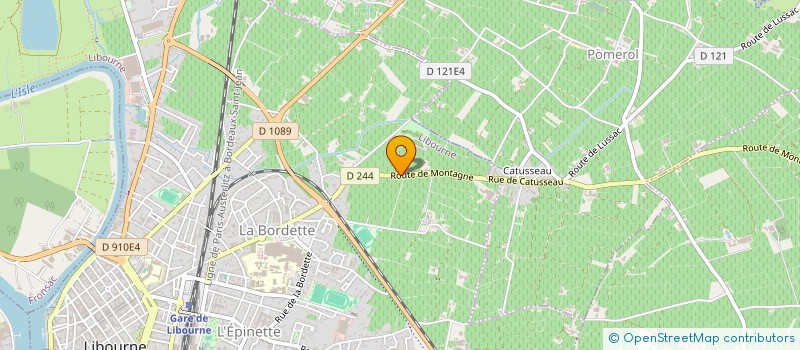 localisation de l'entreprise DEAN MYRIAM ET SOULSONNE ELIANE à LIBOURNE