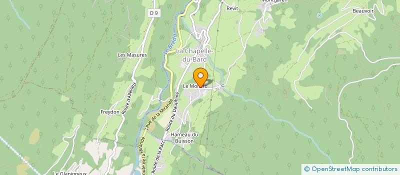 localisation de l'entreprise DEANIE  LA CHAPELLE-DU-BARD