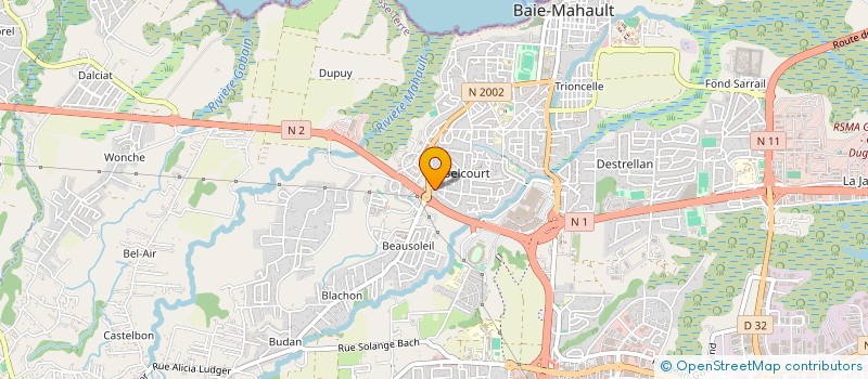localisation de l'entreprise DEANTAKY à BAIE-MAHAULT
