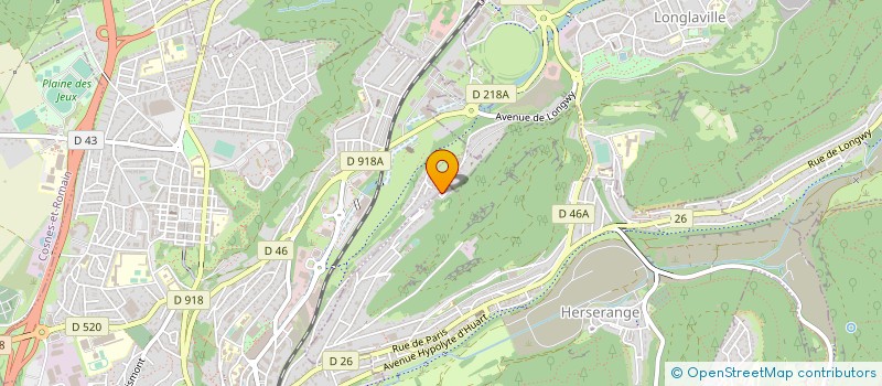 localisation de l'entreprise DEAPLINE  HERSERANGE