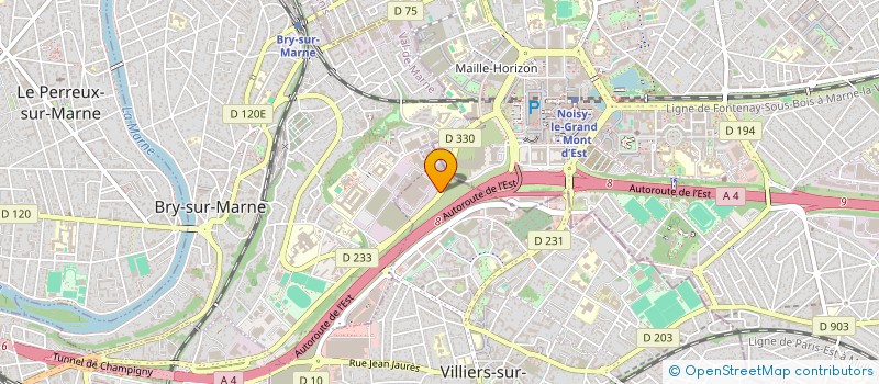 localisation de l'entreprise DEAS  VILLIERS-SUR-MARNE