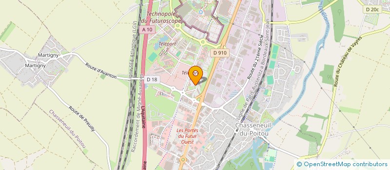 localisation de l'entreprise DEASTANCE SERVICES  CHASSENEUIL-DU-POITOU