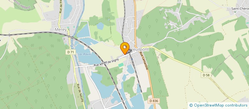 localisation de l'entreprise DEAUCT'EURE  BREUILPONT