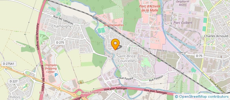 localisation de l'entreprise DEAUDAIR à SAINT-BRICE-COURCELLES