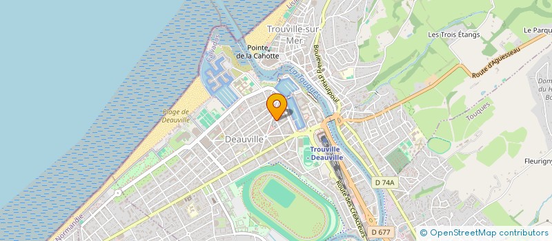 localisation de l'entreprise DEAULLIDAY'S  DEAUVILLE
