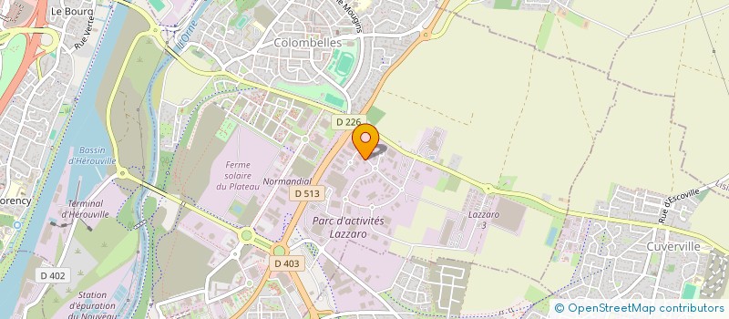 localisation de l'entreprise DEAUVILLE à COLOMBELLES