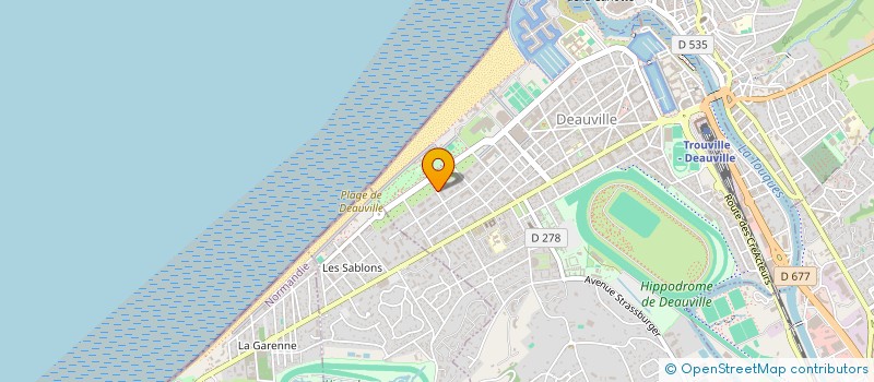 localisation de l'entreprise DEAUVILLE - SAUGY  DEAUVILLE