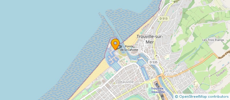 localisation de l'entreprise DEAUVILLE YACHTING à DEAUVILLE