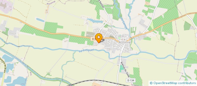 localisation de l'entreprise DEAV à ALZONNE
