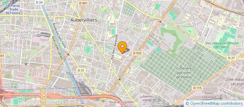 localisation de l'entreprise DEAWAN  AUBERVILLIERS