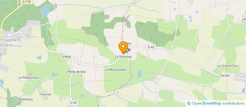 localisation de l'entreprise DEAZ  LA CHAPELLE-BOUEXIC