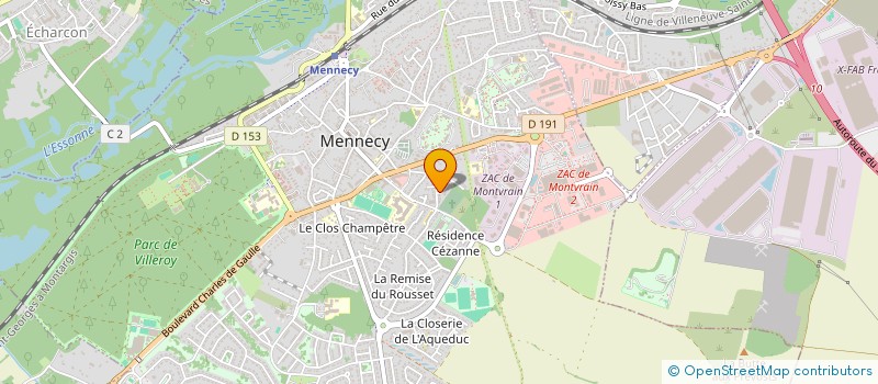 localisation de l'entreprise DEAZ ELECTRICITE à MENNECY