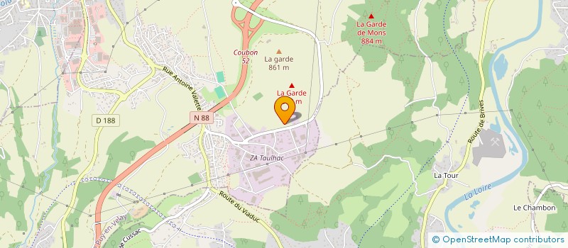 localisation de l'entreprise DEB  LE PUY-EN-VELAY