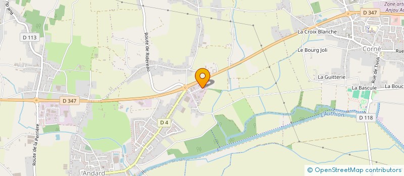 localisation de l'entreprise DEB BATIMENT  LOIRE-AUTHION