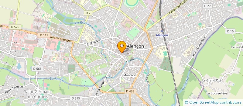localisation de l'entreprise DEB (ET)LI à ALENCON