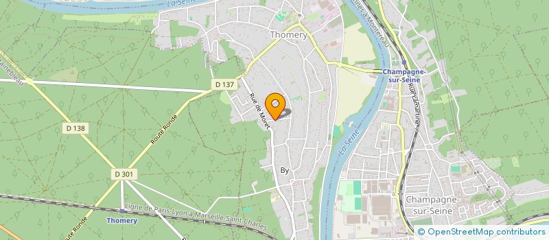 localisation de l'entreprise DEB ET RJ  THOMERY