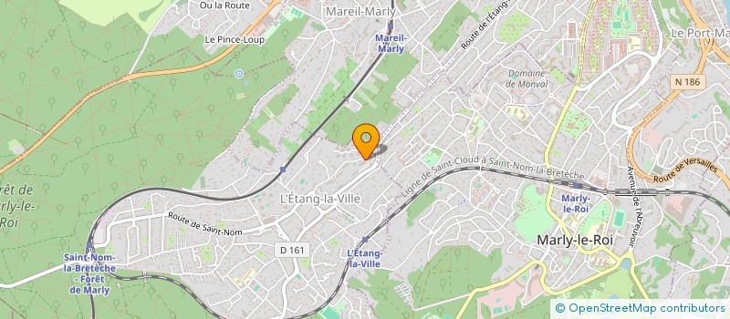 localisation de l'entreprise DEB IMMO  L'ETANG-LA-VILLE