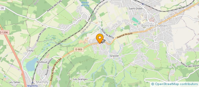 localisation de l'entreprise DEB&MEL  BONS-EN-CHABLAIS