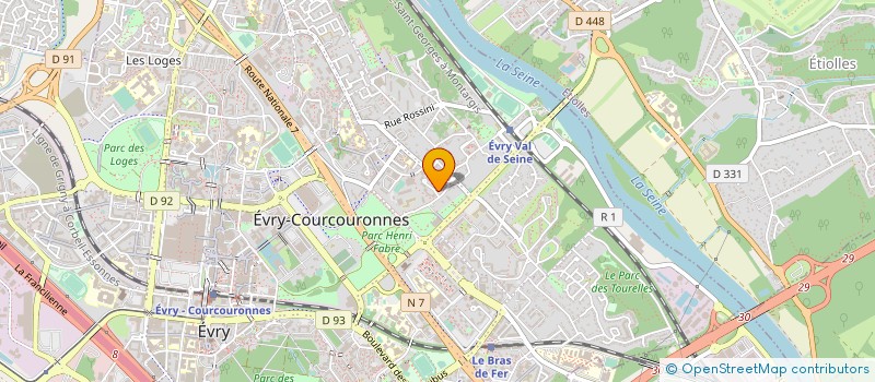 localisation de l'entreprise DEBACHE HOUSSINE à EVRY-COURCOURONNES