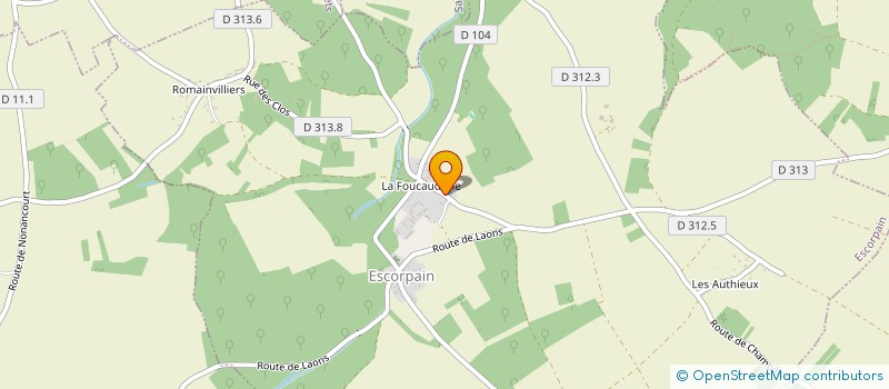 localisation de l'entreprise DEBACKER STFL à ESCORPAIN
