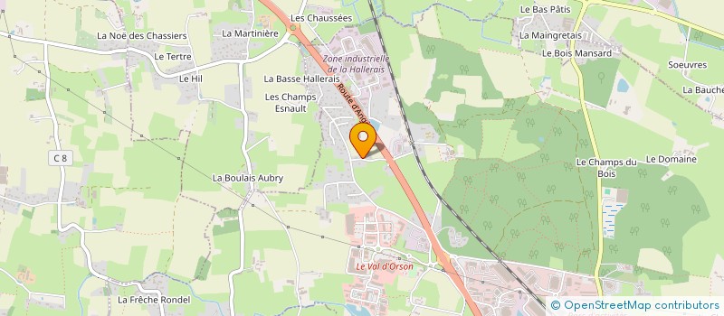 localisation de l'entreprise DEBAIS VERT PASSION  VERN-SUR-SEICHE