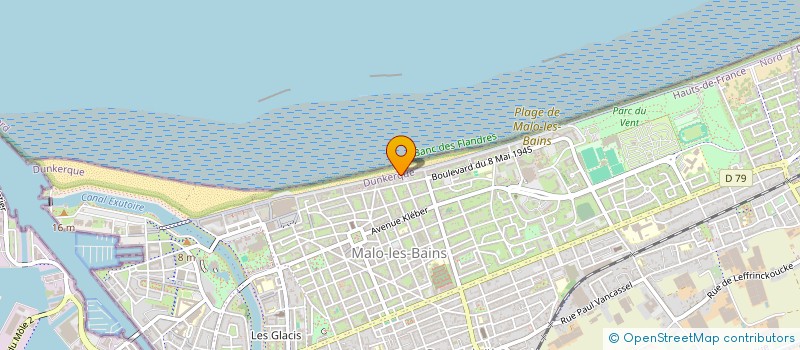 localisation de l'entreprise DEBALIMA à DUNKERQUE