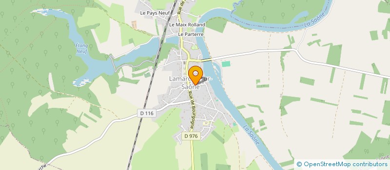 localisation de l'entreprise DEBALTA  LAMARCHE-SUR-SAONE