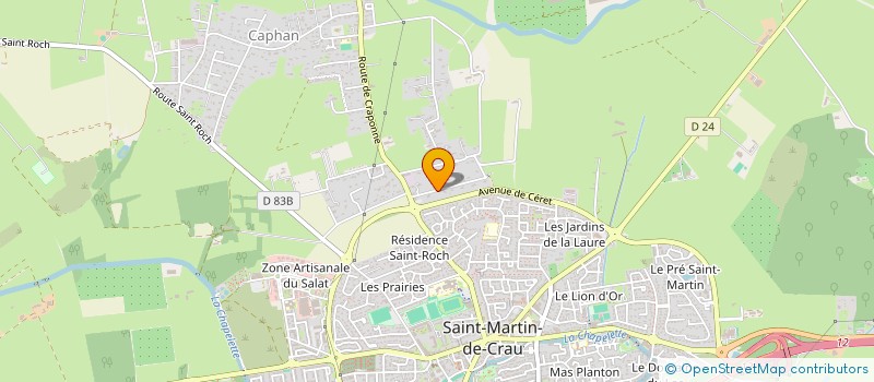 localisation de l'entreprise DEBAQUE/RENAUDOT à SAINT-MARTIN-DE-CRAU