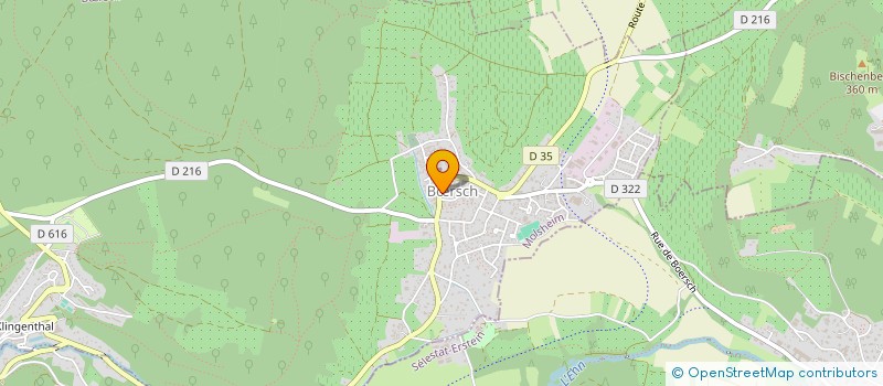 localisation de l'entreprise DEBARALSACE  BRSCH