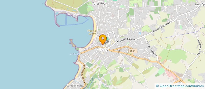 localisation de l'entreprise DEBARCADERE à ERQUY