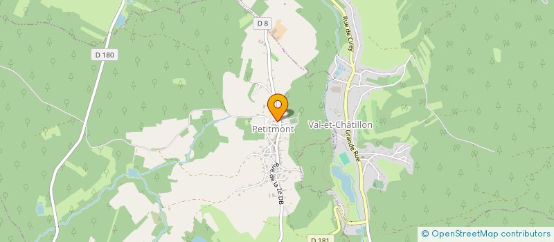 localisation de l'entreprise DEBARDAGE-BOIS-SERVICES à PETITMONT