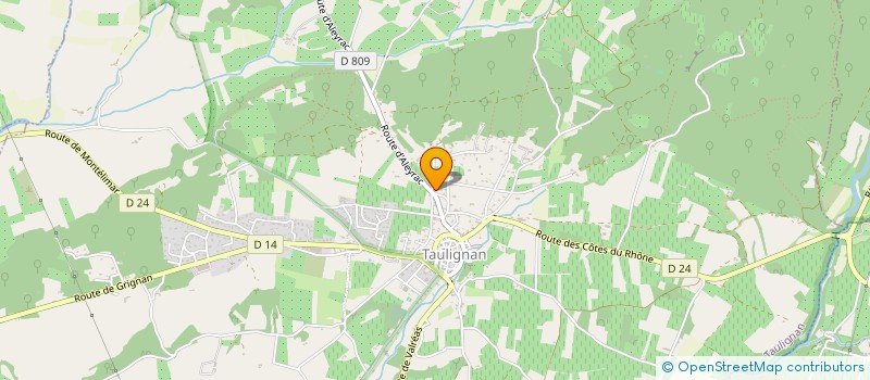 localisation de l'entreprise DEBARE  TAULIGNAN