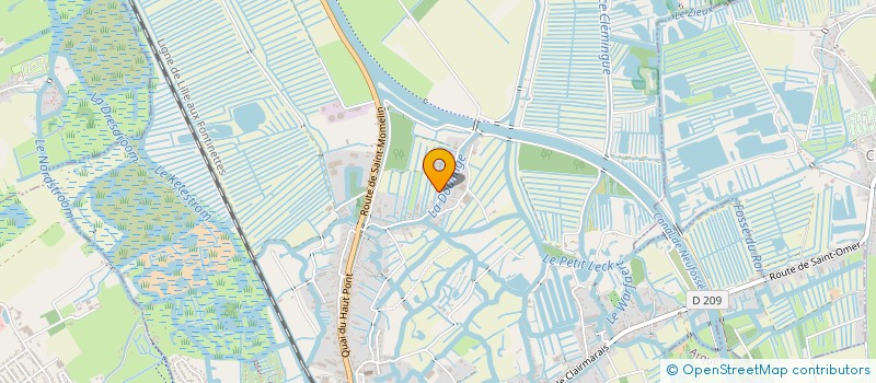 localisation de l'entreprise DEBARGE PRUVOST  SAINT-OMER