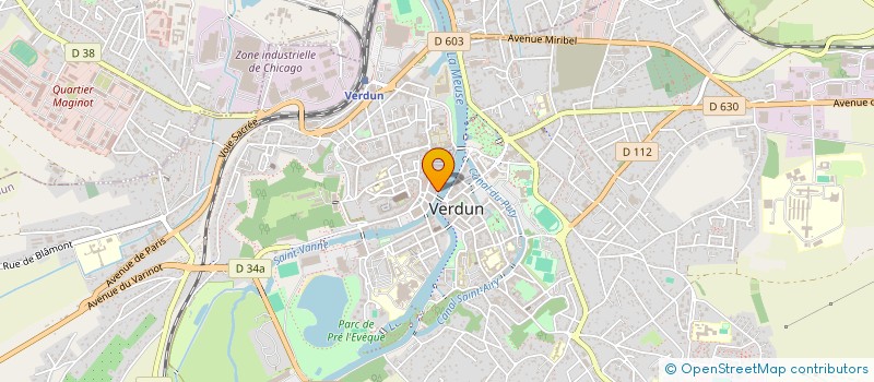 localisation de l'entreprise DEBARISTI à VERDUN