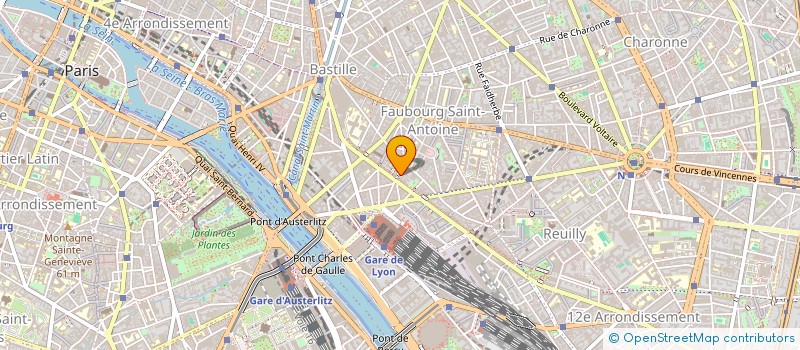 localisation de l'entreprise DEBARRAS A.F.G PARIS à PARIS