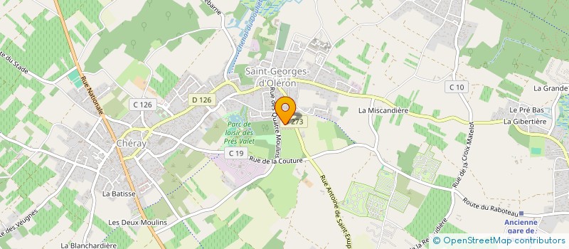 localisation de l'entreprise DEBARRAS IO  SAINT-GEORGES-D'OLERON