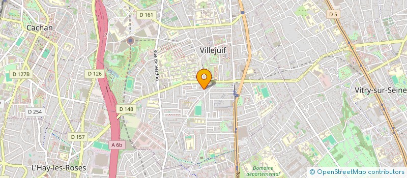 localisation de l'entreprise DEBARRAS PLUS  VILLEJUIF