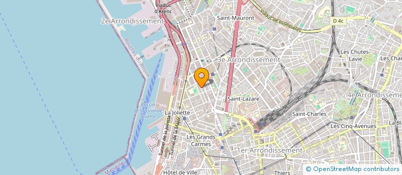 localisation de l'entreprise DEBARRAS TREIZE (LES AS)  MARSEILLE