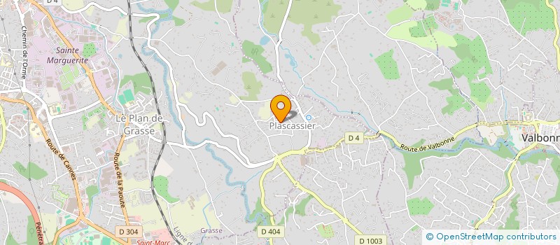 localisation de l'entreprise DEBARRAZUR 06  GRASSE