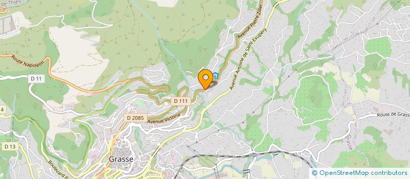 localisation de l'entreprise DEBARTH INTERNATIONAL à GRASSE