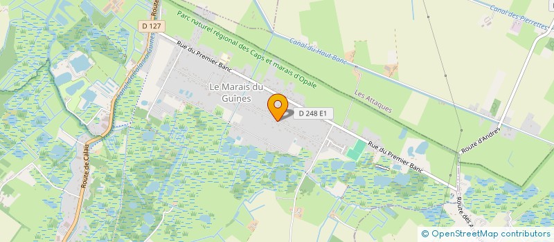 localisation de l'entreprise DEBAST J  GUINES